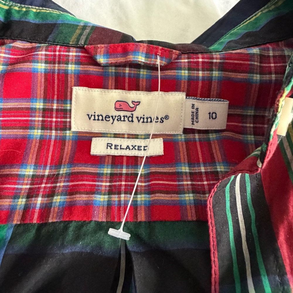 Relaxed Fit Patchwork Button Down Top 10 - image 4